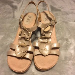 Gold sandals